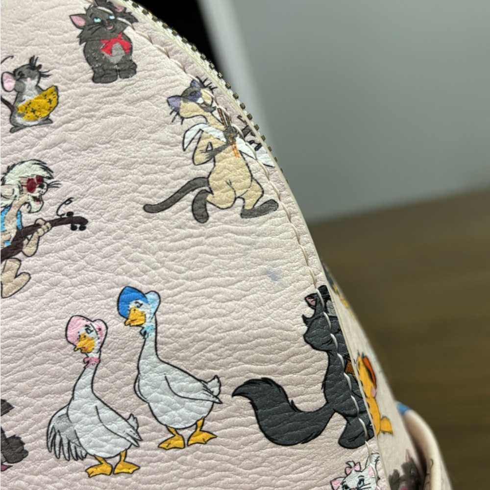 Loungefly Disney Aristocats All-Over Print Mini Backpack - Picture 8 of 11